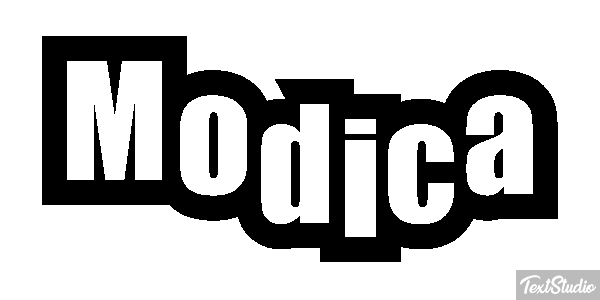 Modica Texteffekt