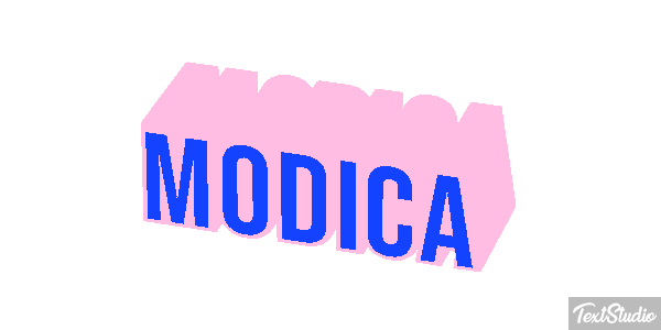 Modica Texteffekt