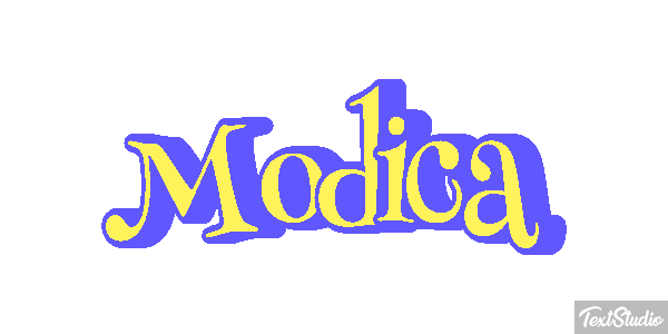 Modica Texteffekt
