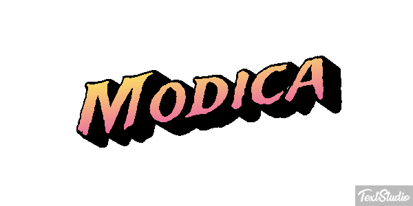 Modica Texteffekt