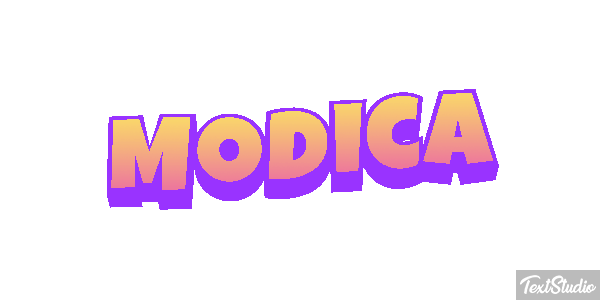 Modica Texteffekt