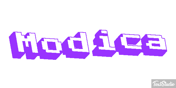 Modica Texteffekt
