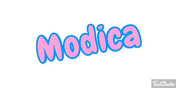 Modica Texteffekt