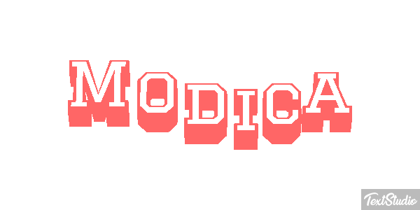 Modica Texteffekt