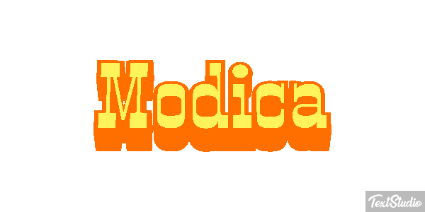 Modica Texteffekt