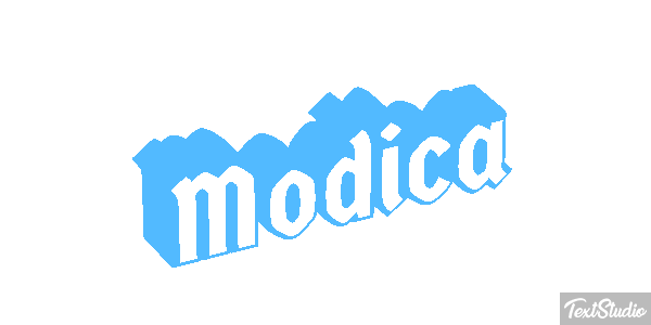 Modica Texteffekt