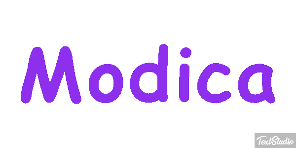 Modica Texteffekt