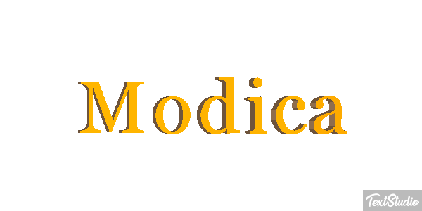 Modica Texteffekt