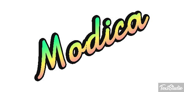 Modica Texteffekt