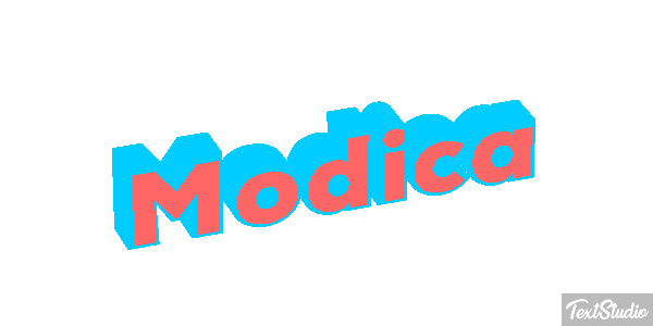 Modica Texteffekt