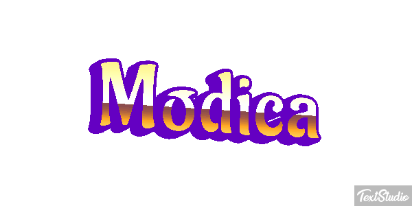 Modica Texteffekt