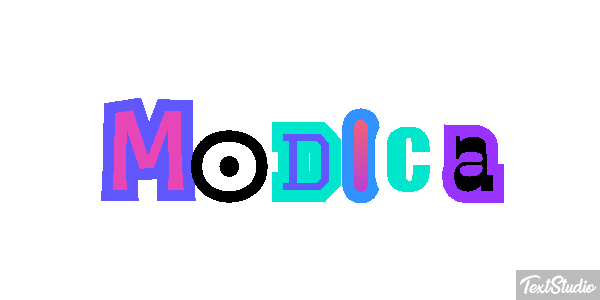 Modica Texteffekt