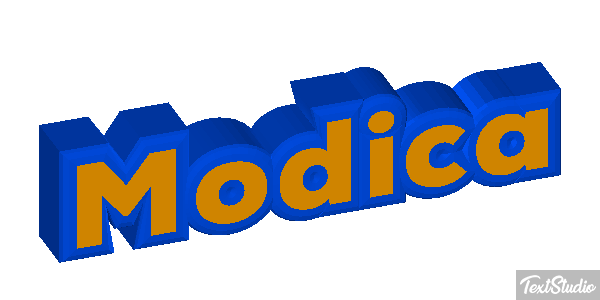 Modica Texteffekt