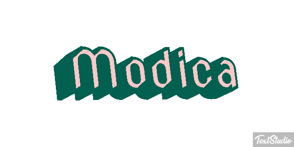 Modica Texteffekt