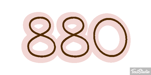 880 Efekt tekstowy