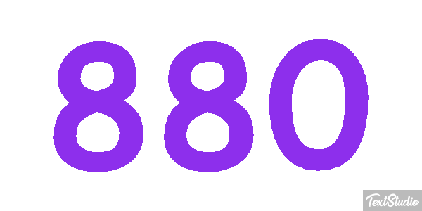 880 Efekt tekstowy