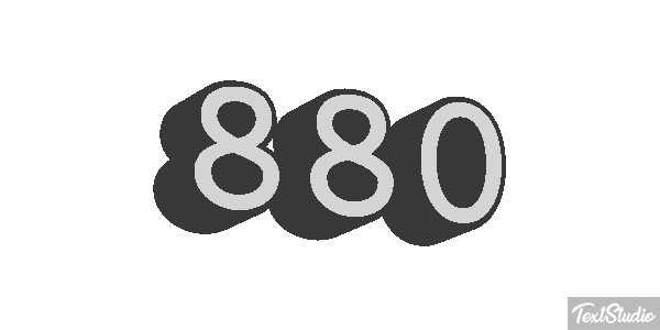 880 Efekt tekstowy