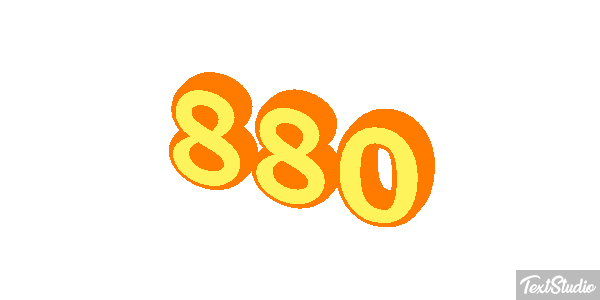 880 Efekt tekstowy