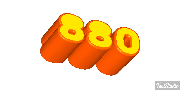 880 Efekt tekstowy