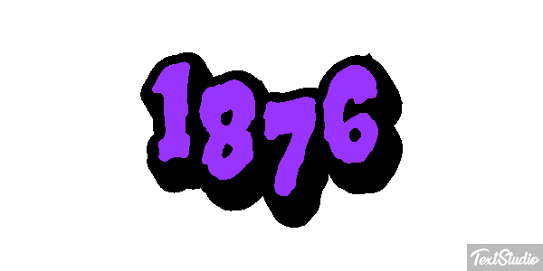1876 Текстовый эффект