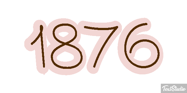 1876 Текстовый эффект