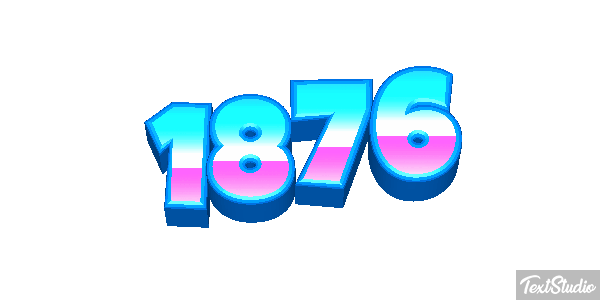 1876 Текстовый эффект
