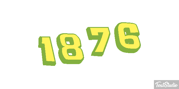 1876 Текстовый эффект