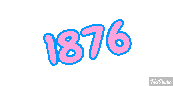 1876 Текстовый эффект