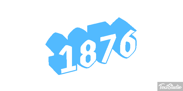 1876 Текстовый эффект