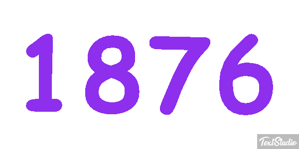 1876 Текстовый эффект