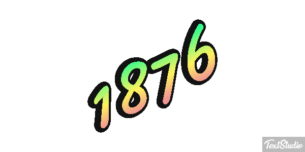 1876 Текстовый эффект