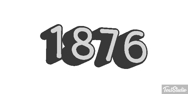 1876 Текстовый эффект