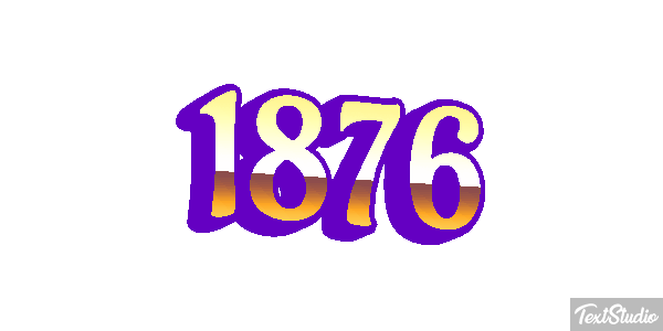 1876 Текстовый эффект