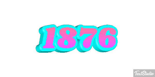 1876 Текстовый эффект