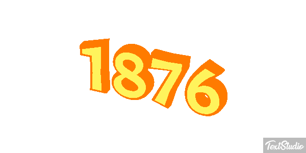 1876 Текстовый эффект
