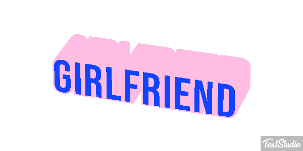 Girlfriend テキスト効果