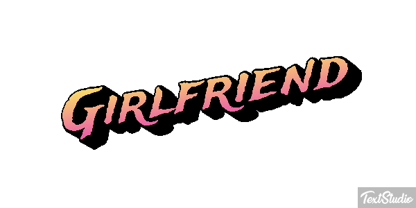 Girlfriend テキスト効果