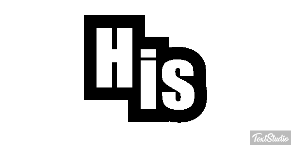 His Text effect