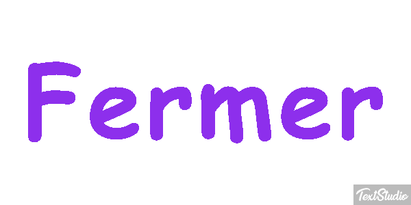 Fermer Effet de texte