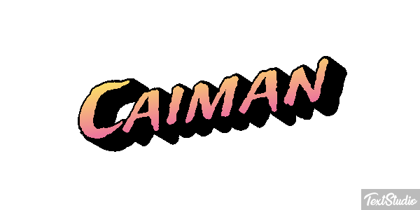 Caimán Efekt tekstowy