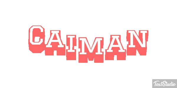 Caimán Efekt tekstowy