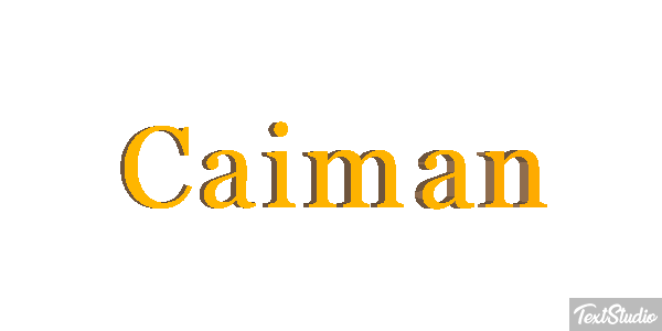 Caimán Efekt tekstowy