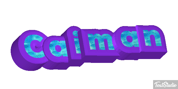 Caimán Efekt tekstowy