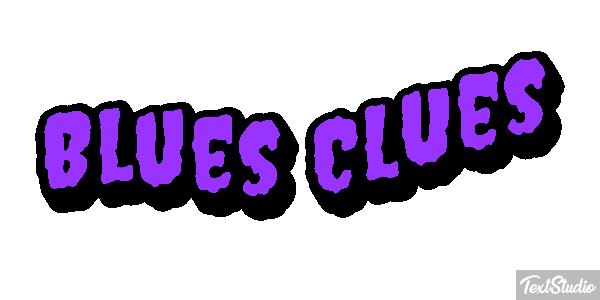 Blue’s Clues Efekt tekstowy