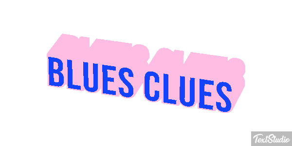 Blue’s Clues Efekt tekstowy