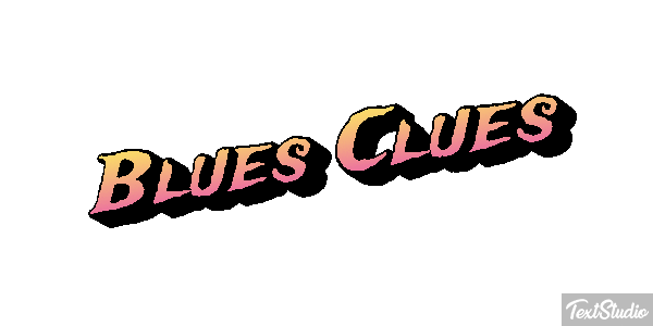 Blue’s Clues Efekt tekstowy