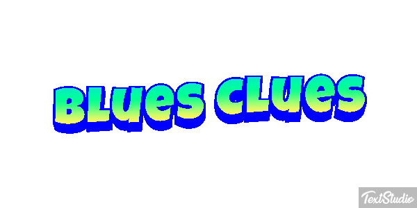 Blue’s Clues Efekt tekstowy