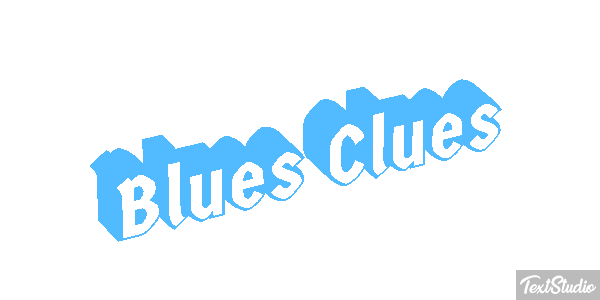 Blue’s Clues Efekt tekstowy