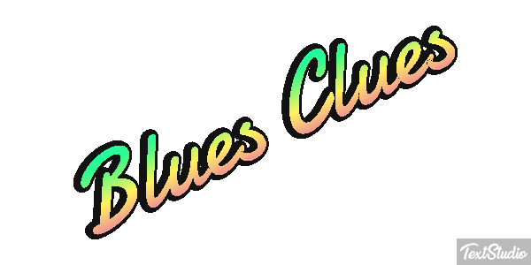 Blue’s Clues Efekt tekstowy