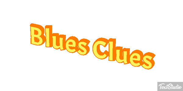 Blue’s Clues Efekt tekstowy